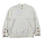 Just Cavalli Maglia Mezzo Collo tinta unita con Ricamo Logo Panna per Bambina JGA26166MA PANNA JUST CAVALLI 