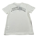 Just Cavalli T-Shirt Girocollo tinta unita con Brillantini Bianco per Bambina JGA26171TS BIANCO JUST CAVALLI 