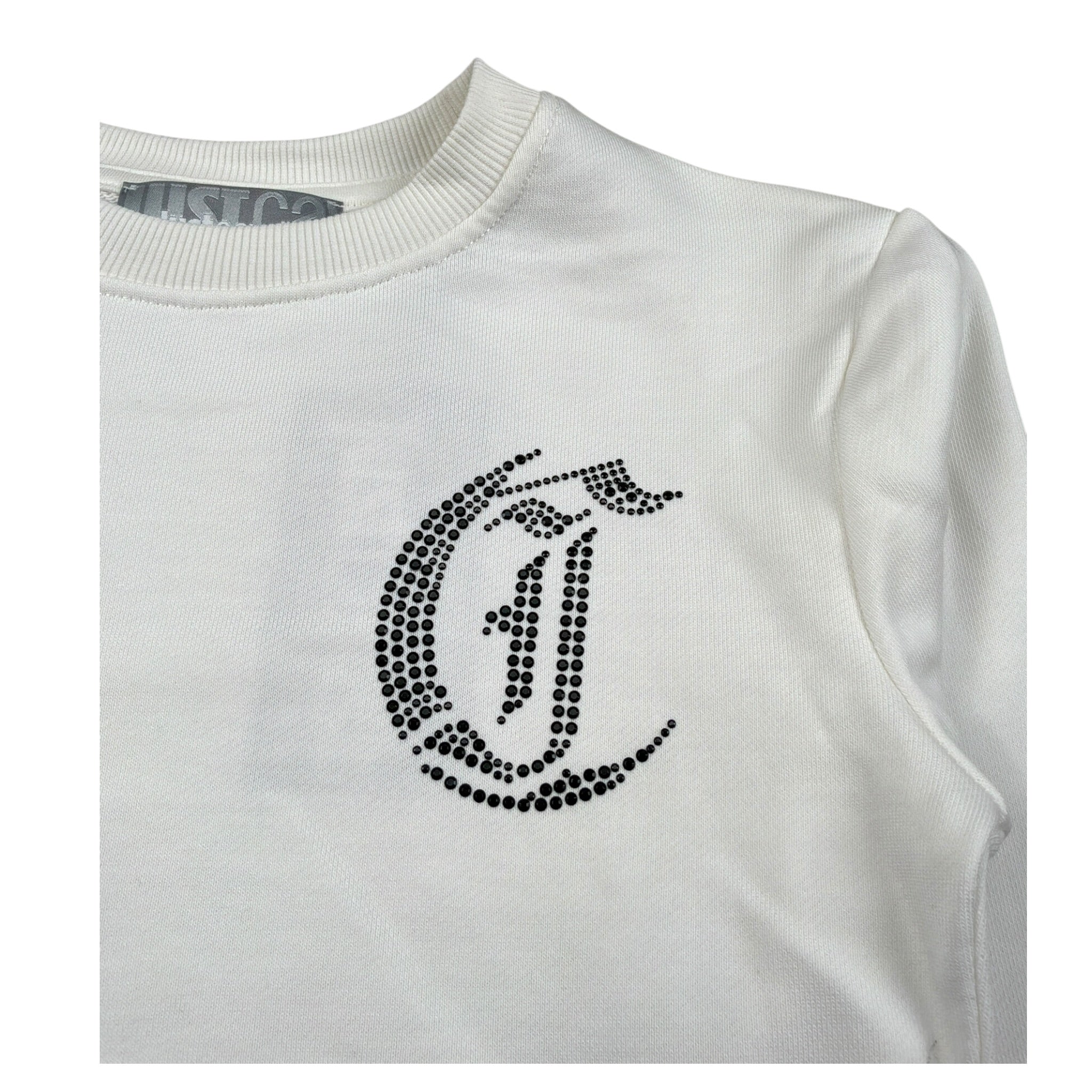 Just Cavalli Felpa Chiusa Girocollo tinta unita Panna per Bambina JGA26173FE PANNA JUST CAVALLI 