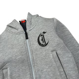 Just Cavalli Felpa tinta unita con Zip E Cappuccio Grigio per Neonato JIA26008FE GRIGIO JUST CAVALLI 