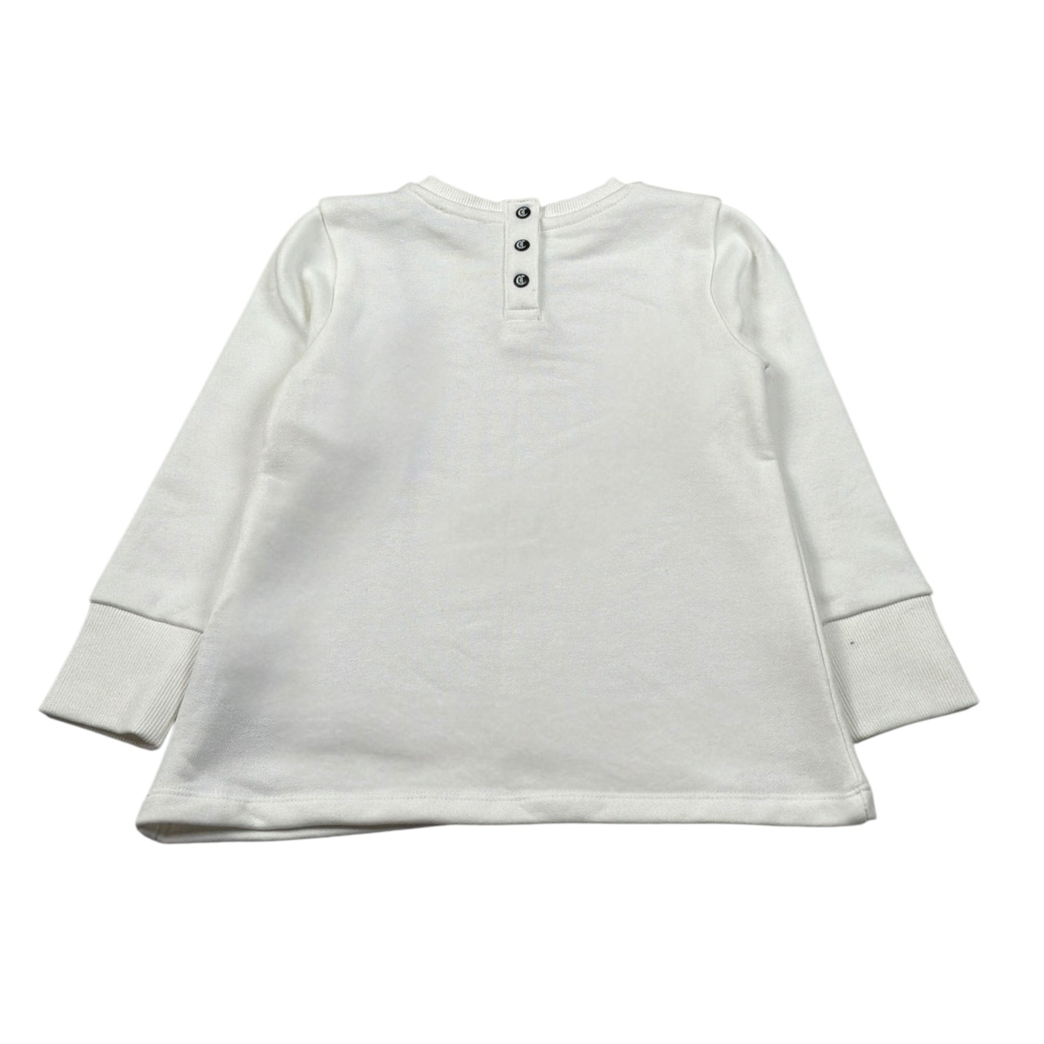 Just Cavalli Abito Manica Lunga tinta unita con Logo Bianco per Neonata JIA26012VE BIANCO JUST CAVALLI 