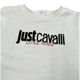Just Cavalli Abito Manica Lunga tinta unita con Logo Bianco per Neonata JIA26012VE BIANCO JUST CAVALLI 