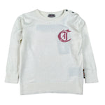 Just Cavalli Maglia tinta unita con Ricamo Bianco per Neonata JIA26015MA BIANCO JUST CAVALLI 