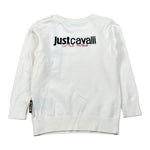 Just Cavalli Maglia tinta unita con Ricamo Bianco per Neonata JIA26015MA BIANCO JUST CAVALLI 