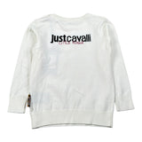 Just Cavalli Maglia tinta unita con Ricamo Bianco per Neonata JIA26015MA BIANCO JUST CAVALLI 