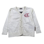 Just Cavalli Cardigan tinta unita con Logo Panna per Neonata JIA26016CD PANNA JUST CAVALLI 
