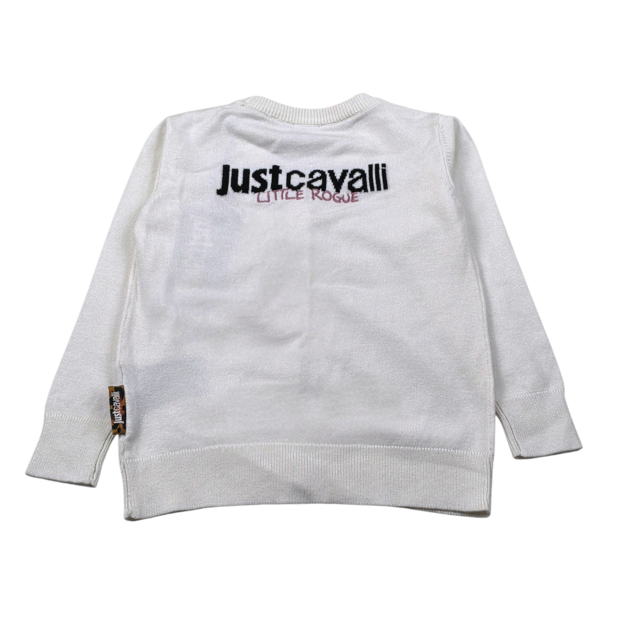Just Cavalli Cardigan tinta unita con Logo Panna per Neonata JIA26016CD PANNA JUST CAVALLI 