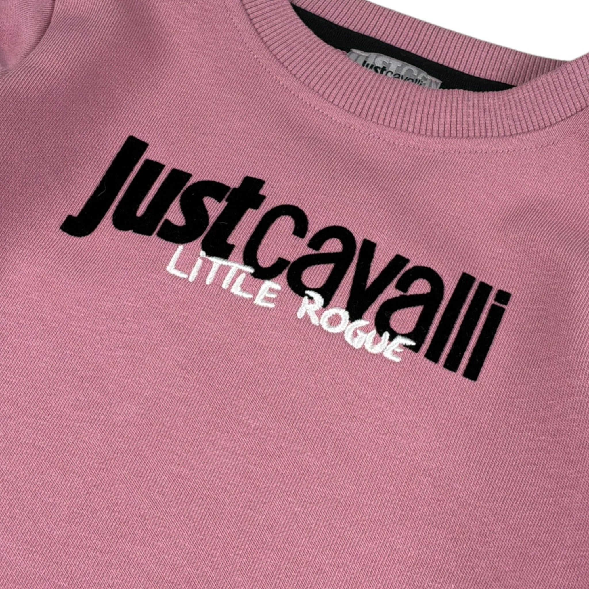 Just Cavalli Completo 2Pz Felpa-Leggins Bicolore Rosa per Neonata JIA26021CF ROSA JUST CAVALLI 