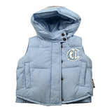 Just Cavalli Smanicato tinta unita con Cappuccio Azzurro per Neonato JIA26022PI AZZURRO JUST CAVALLI 