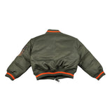Just Cavalli Giubbino tinta unita con Zip E Profili In Contrasto Verde per Neonato JIA26026GB VERDE JUST CAVALLI 