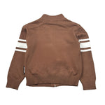Just Cavalli Maglia tinta unita con Stampa E Zip Marrone per Neonato JIA26033CD MARRONE JUST CAVALLI 