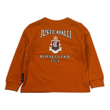 Just Cavalli Shirt tinta unita con Stampa Arancione per Neonato JIA26038TS ARANCIONE JUST CAVALLI 