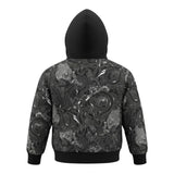 Just Cavalli Felpa tinta unita con Zip E Cappuccio E Fantasia Nero per Neonato JIA26042FE NERO JUST CAVALLI 