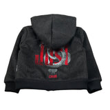 Just Cavalli Felpa con Zip E Cappuccio tinta unita Nero per Neonato JIA26050FE NERO JUST CAVALLI 