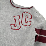 Just Cavalli Maglia tinta unita con Stampa Grigio per Neonato JIA26057MA GRIGIO JUST CAVALLI 