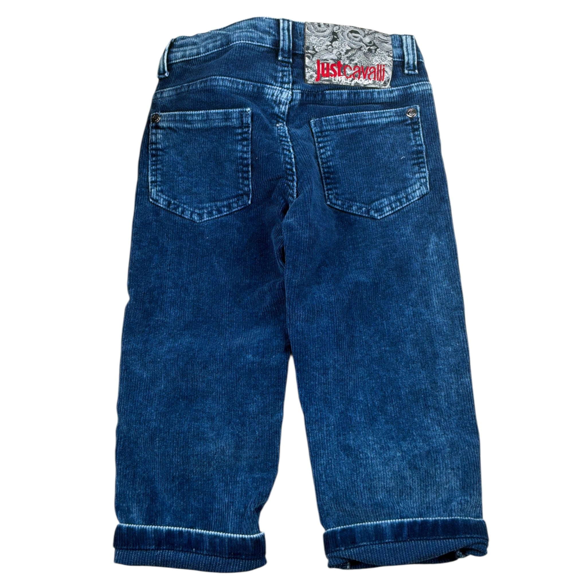 Just Cavalli Jeans tinta unita con Girovita Regolabile Blu per Neonato JIA26063JE BLU JUST CAVALLI 