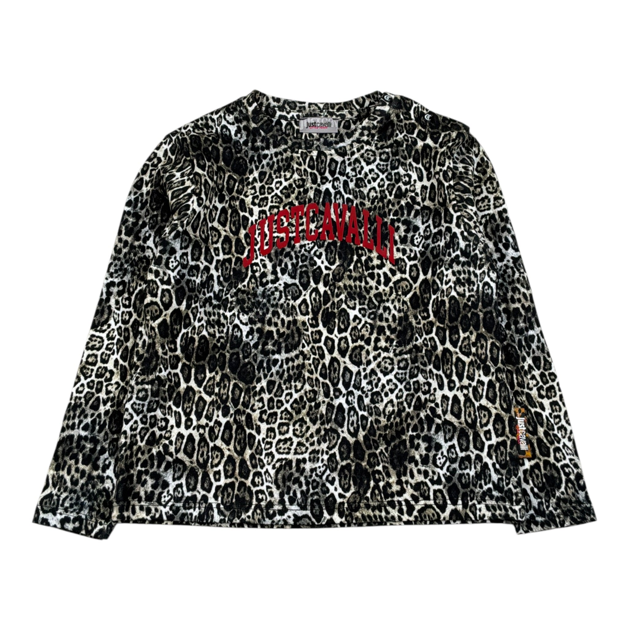 Just Cavalli Shirt tinta unita con Stampa Nero per Neonata JIA26080TS NERO JUST CAVALLI 