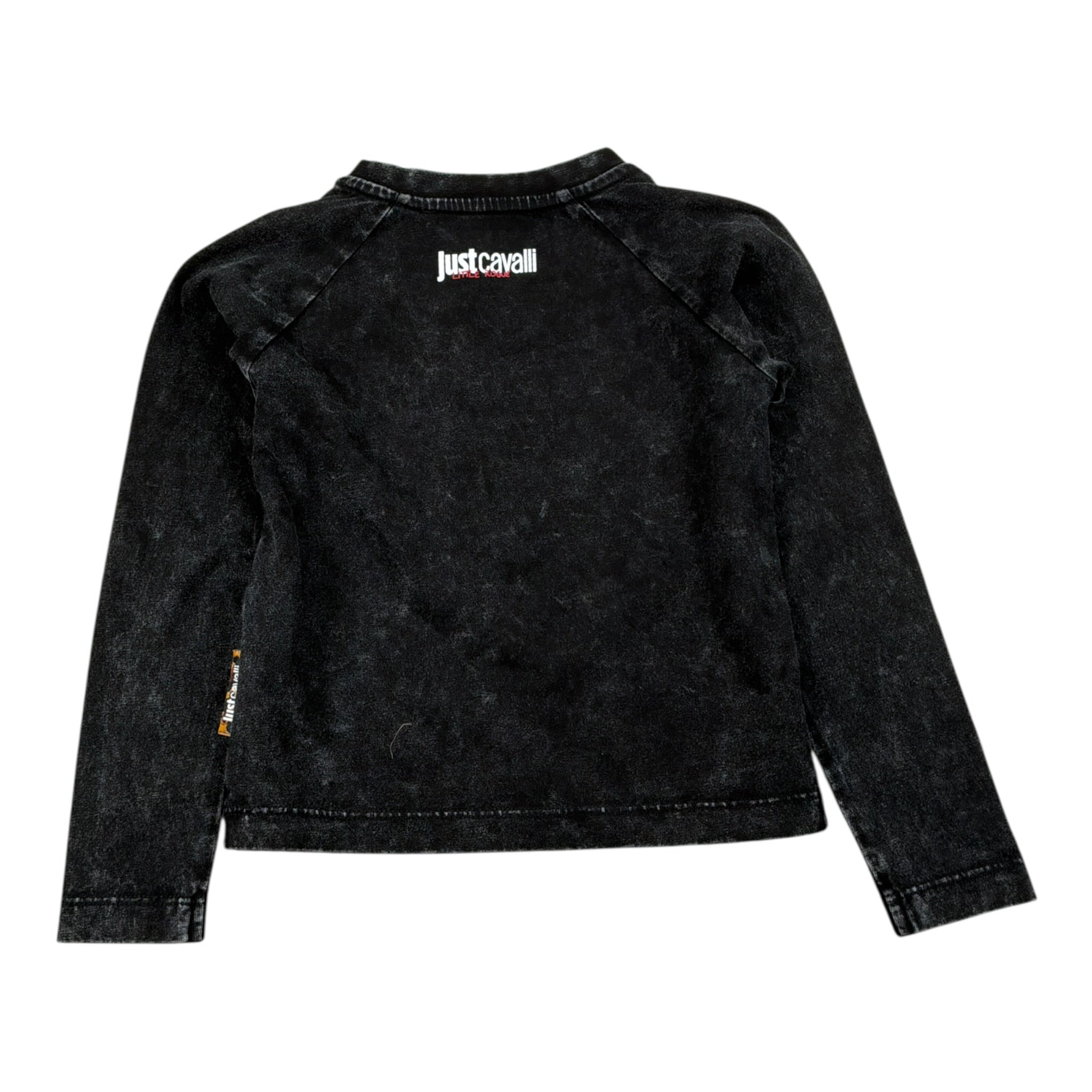 Just Cavalli Shirt tinta unita con Stampa Nero per Neonato JIA26084TS NERO JUST CAVALLI 