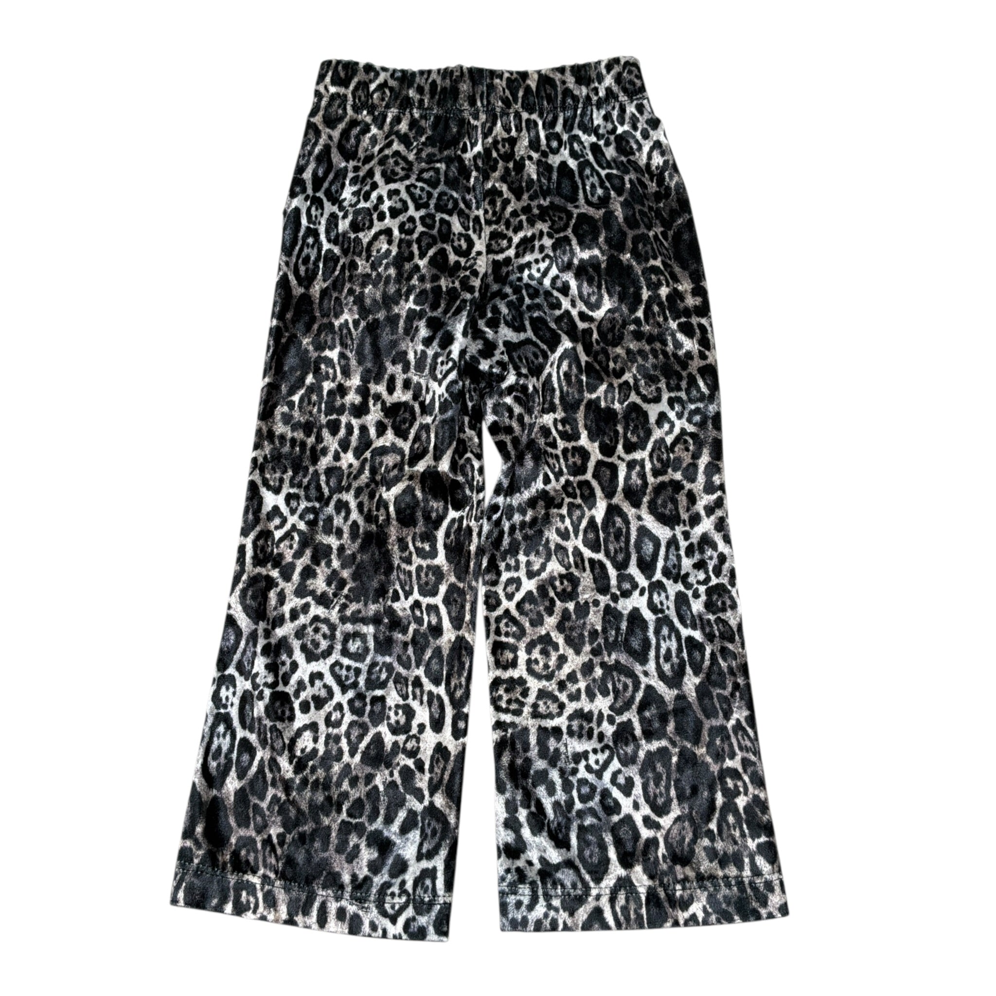 Just Cavalli Pantalone tinta unita con Fantasia Maculata Nero per Neonata JIA26086LE NERO JUST CAVALLI 