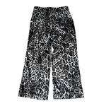Just Cavalli Pantalone tinta unita con Fantasia Maculata Nero per Neonata JIA26086LE NERO JUST CAVALLI 