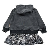 Just Cavalli Abito Felpa Manica Lunga tinta unita con Cappuccio Nero per Neonata JIA26088VE NERO JUST CAVALLI 