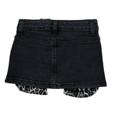 Just Cavalli Gonna In Denim tinta unita Nero per Neonata JIA26111GO NERO JUST CAVALLI 