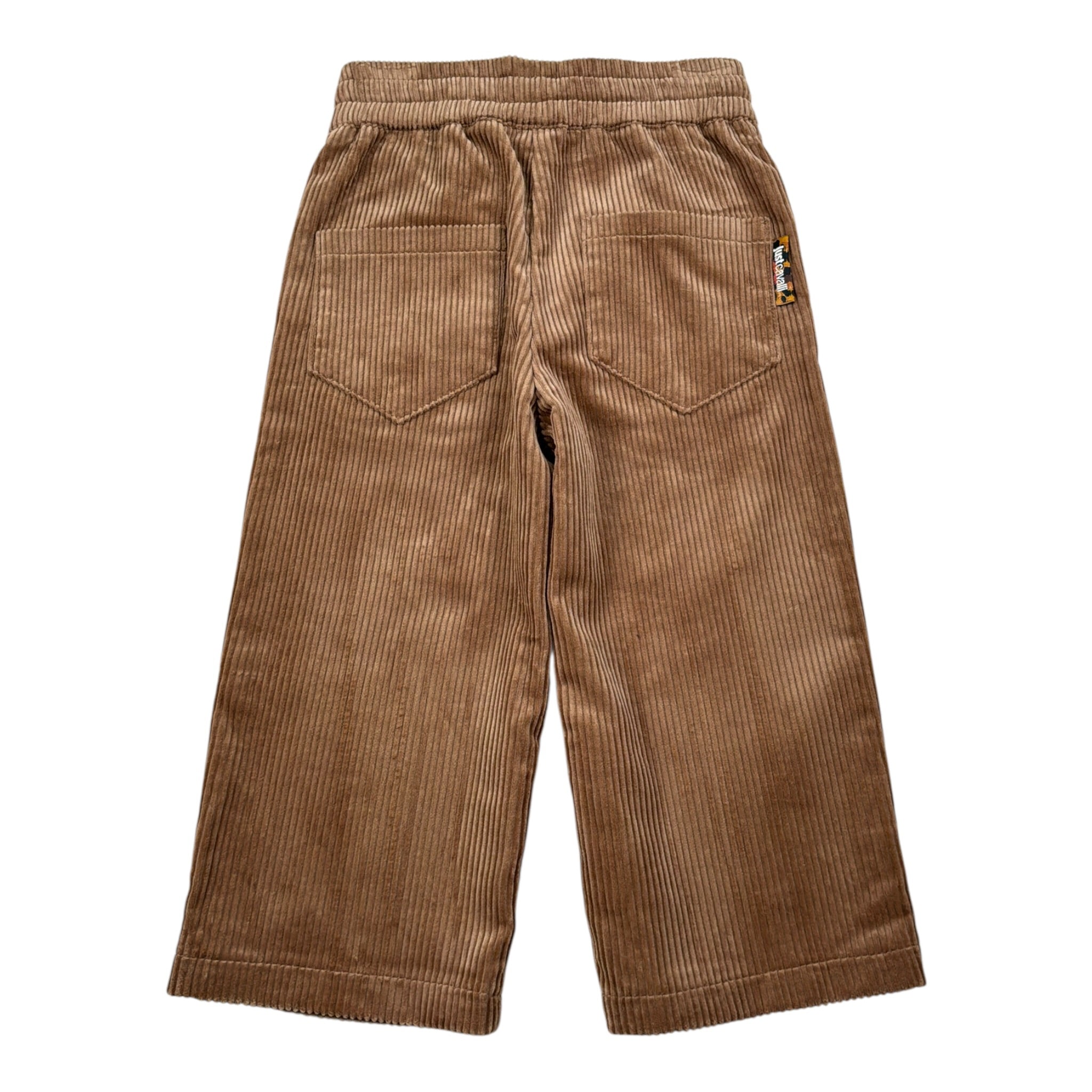 Just Cavalli Pantaloni tinta unita In Velluto Marrone per Neonata JIA26116PA MARRONE JUST CAVALLI 