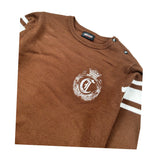 Just Cavalli Maglia tinta unita con Stampa Marrone per Neonato JIA26125MA MARRONE JUST CAVALLI 