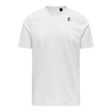 K-Way T-Shirt Girocollo tinta unita con Logo Bianco per Bambino K007JE0 BIANCO K-WAY 