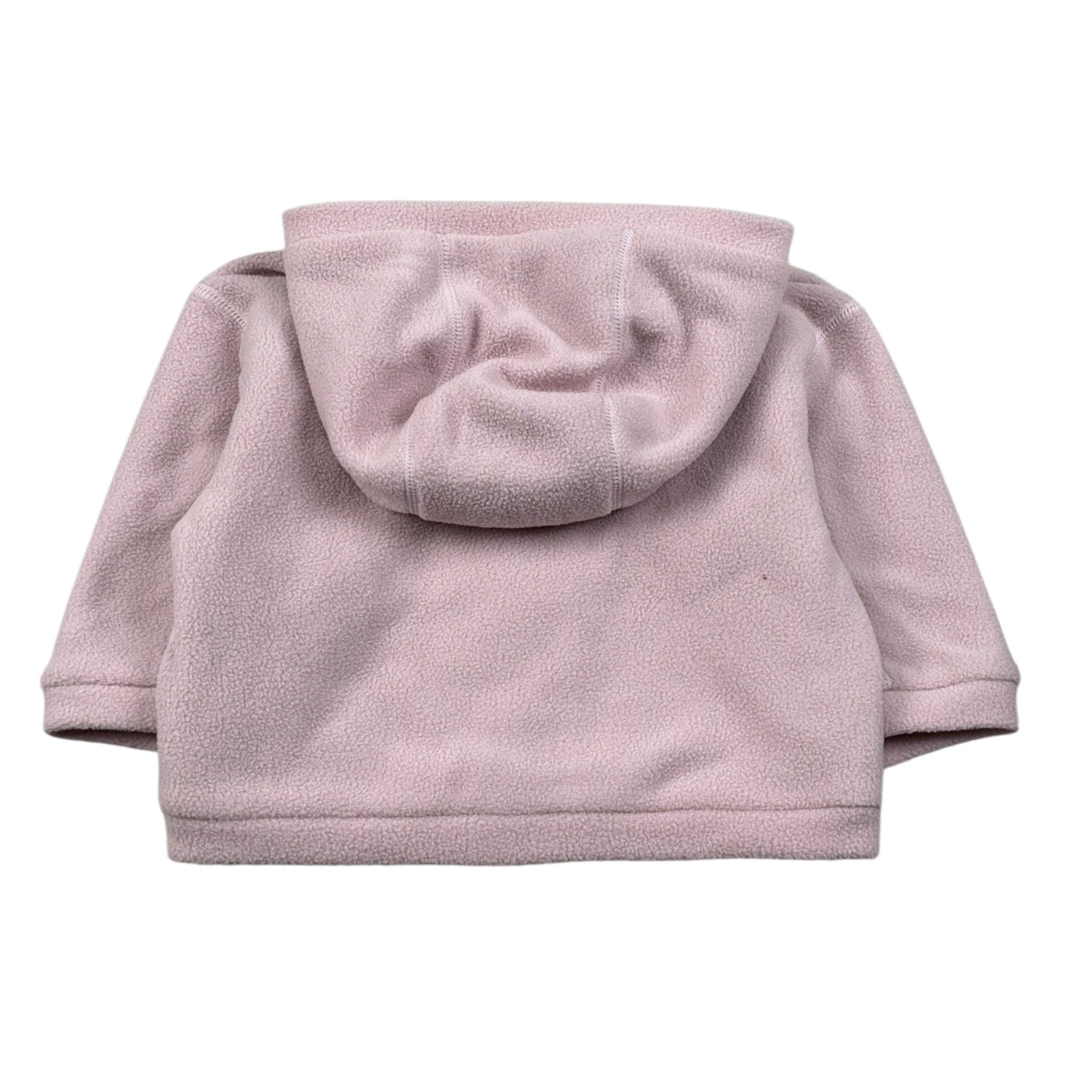 K-Way Felpa con Zip E Cappuccio tinta unita Rosa per Neonata K1124KW ROSA K-WAY 