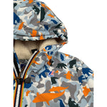 K-Way Giubbino Stampa Fantasia Animali Multicolor per Bambino K1127IWO MULTICOLOR K-WAY 