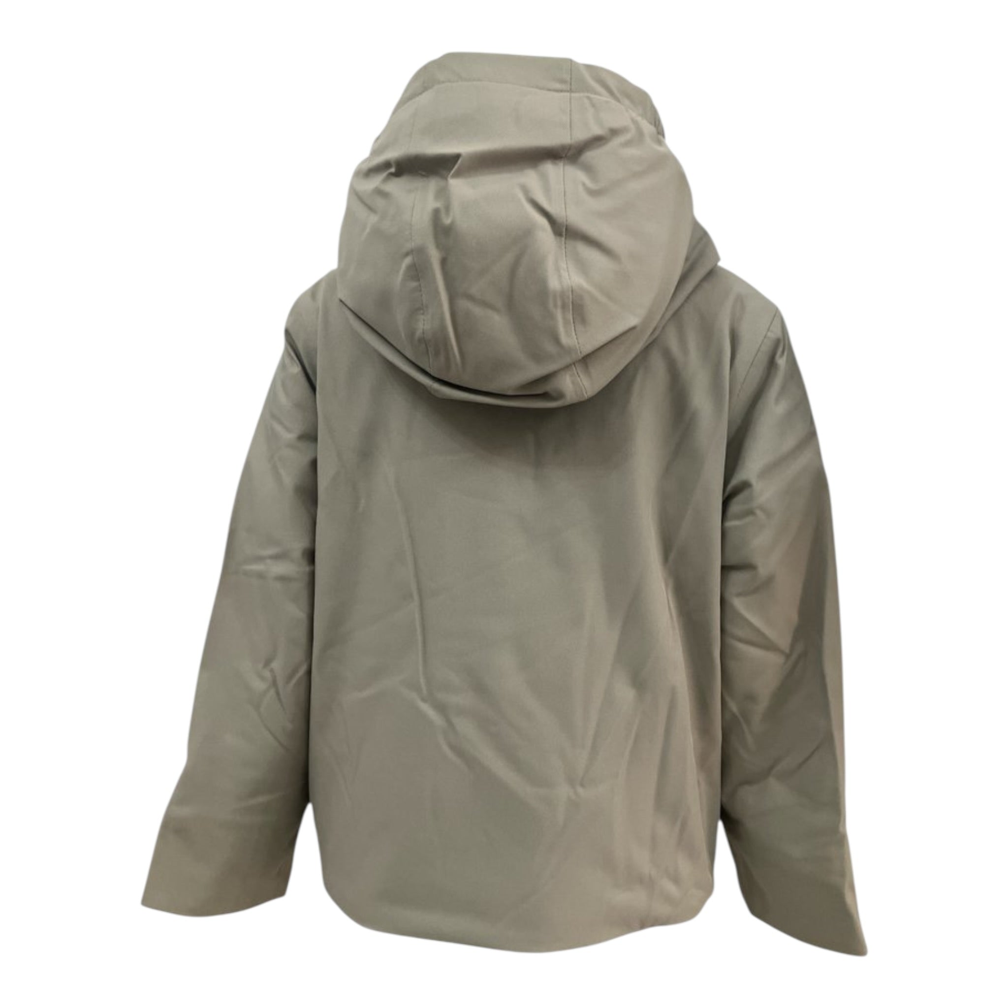 K-Way Giubbino tinta unita con Zip E Cappuccio Verde per Bambino K1128FWX VERDE K-WAY 