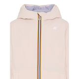 K-Way Giubbino Reversibile Lungo con Zip E Cappuccio Rosa/Lilla per Bambina K11517WXX ROSA/LILLA K-WAY 