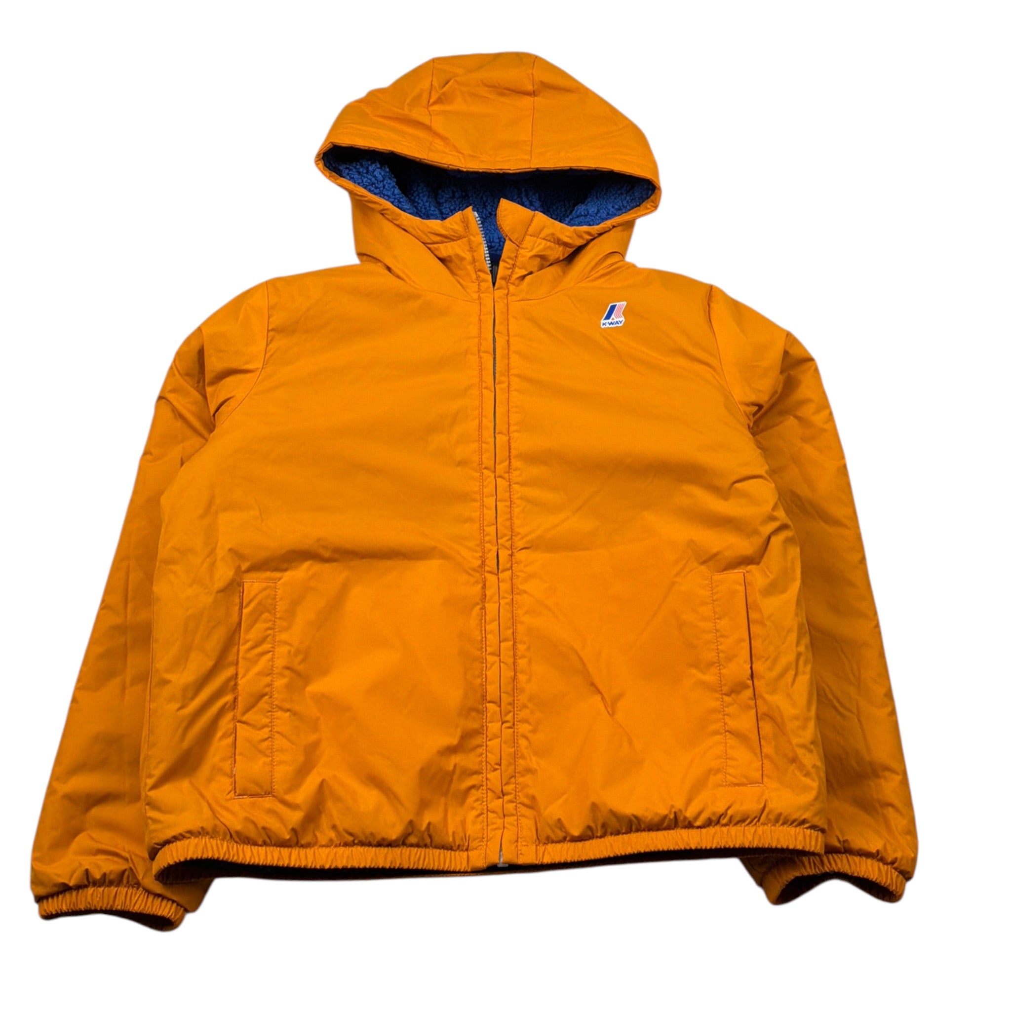 K-Way Giubbino Reversibile Bicolore Arancione/Blu per Bambino K117GW ARANCIONE/BLU K-WAY 