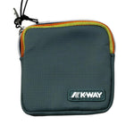 K-Way Borsello Portamonete tinta unita Verde per Bambino K3122XW VERDE K-WAY 