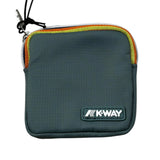 K-Way Borsello Portamonete tinta unita Verde per Bambino K3122XW VERDE K-WAY 