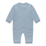 K-Way Tutina Manica Lunga tinta unita con Cappello Azzurro per Neonato K3161WO AZZURRO K-WAY 