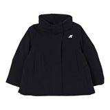 K-Way Giubbino tinta unita con Zip E Cappuccio Nero per Bambino K4125HW NERO K-WAY 