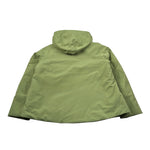 K-Way Giubbino tinta unita con Zip E Cappuccio Verde per Bambino K4125HWX VERDE K-WAY 