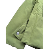 K-Way Giubbino tinta unita con Zip E Cappuccio Verde per Bambino K4125HWX VERDE K-WAY 