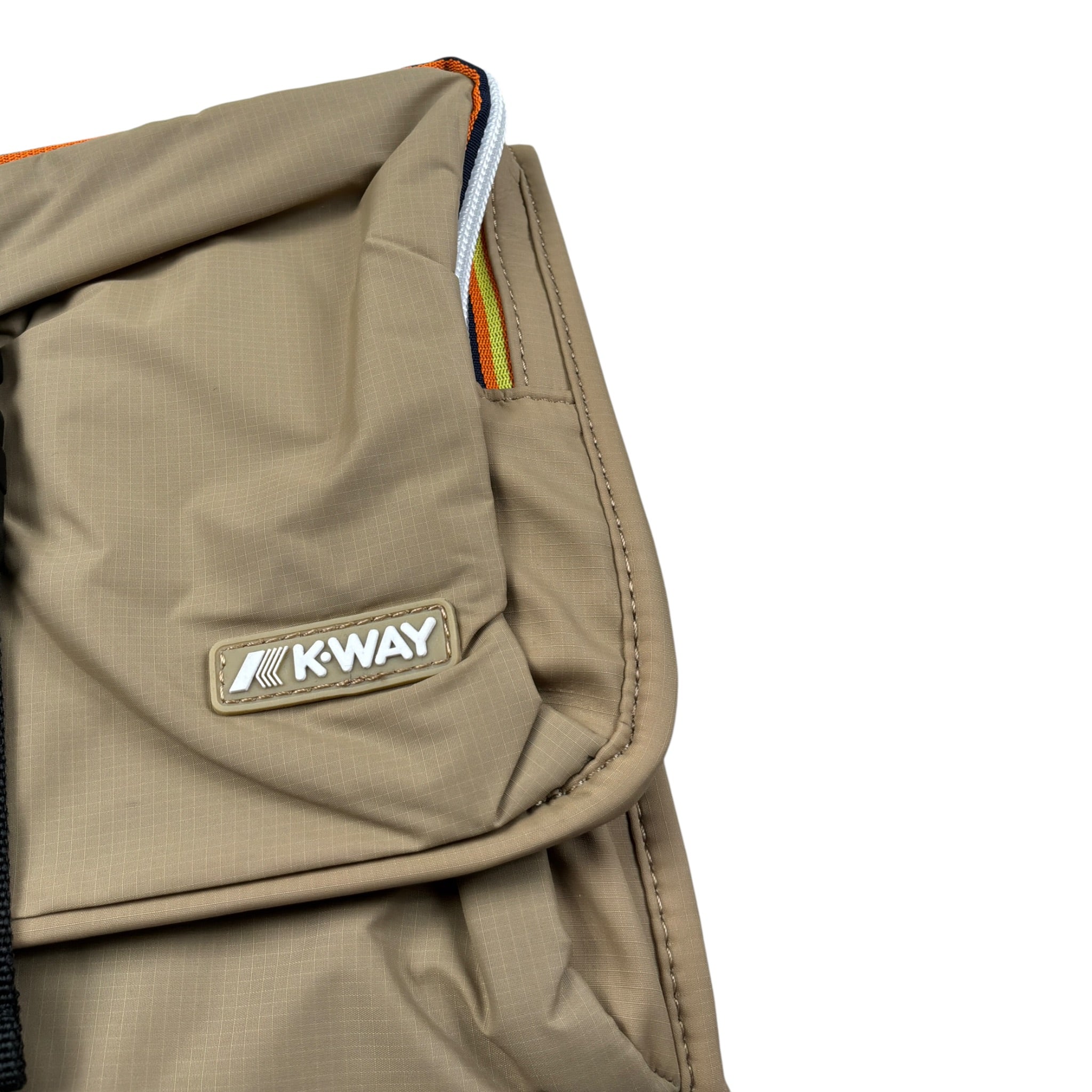 K-Way Borsello tinta unita con Logo Verde per Bambino K4127VW VERDE K-WAY 