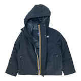 K-Way Giubbino tinta unita con Cappuccio Blu per Neonato K4137VW BLU K-WAY 