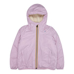 K-Way Giubbino tinta unita Foderato con Zip E Cappuccio Lilla per Neonata K4137WWANXXX LILLA K-WAY 