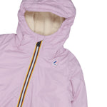 K-Way Giubbino tinta unita Foderato con Zip E Cappuccio Lilla per Neonata K4137WWANXXX LILLA K-WAY 