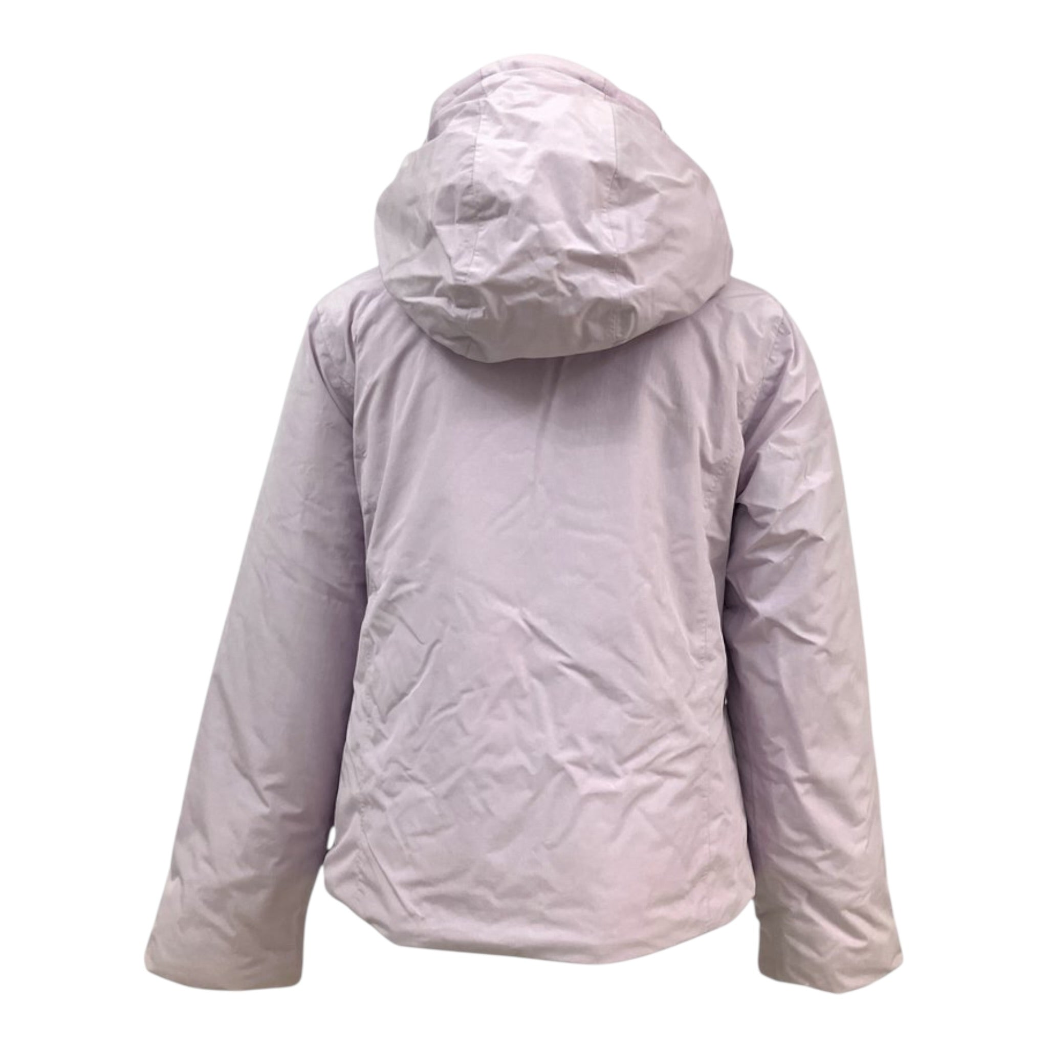 K-Way Giubbino tinta unita Foderato con Zip E Cappuccio Lilla per Bambina K4137WWAXXX LILLA K-WAY 