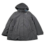 K-Way Giubbino tinta unita con Cappuccio Nero per Bambino K4137WWW NERO K-WAY 