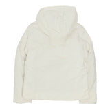 K-Way Giubbino tinta unita Foderato con Zip E Cappuccio Panna per Bambina K4137WWXX PANNA K-WAY 