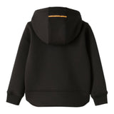 K-Way Felpa con Zip E Cappuccio tinta unita In Collaborazione con Il Gufo Nero per Bambino K4141DW NERO K-WAY 