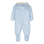 K-Way Eskimo tinta unita con Cappuccio Azzurro per Neonato K51218W AZZURRO K-WAY 