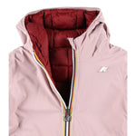 K-Way Giubbino Reversibile Bicolore Rosa/Rosso per Bambina K5123RW ROSA/ROSSO K-WAY 